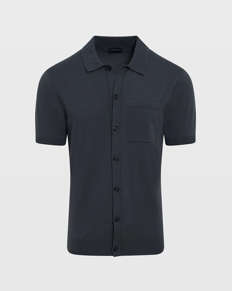 Short-Sleeve Tech Button-Down Shirt