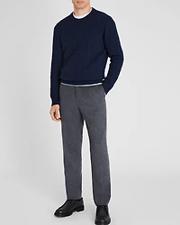 Cashmere Cable Crewneck Sweater