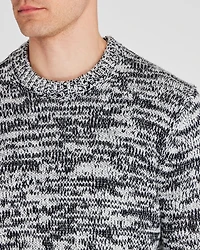 Marl Slub Wool Blend Crewneck