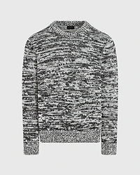 Marl Slub Wool Blend Crewneck