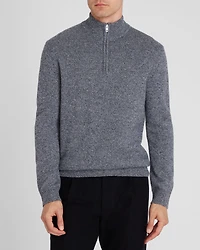 Cashmere Blend Quarter-Zip Sweater