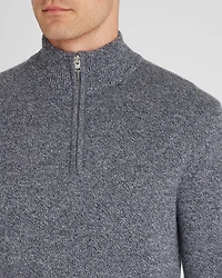 Cashmere Blend Quarter-Zip Sweater