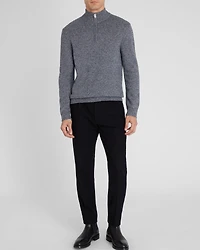 Cashmere Blend Quarter-Zip Sweater