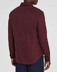 Solid Lightweight Flannel Shirt