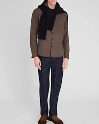 Houndstooth Heavyweight Flannel Shirt