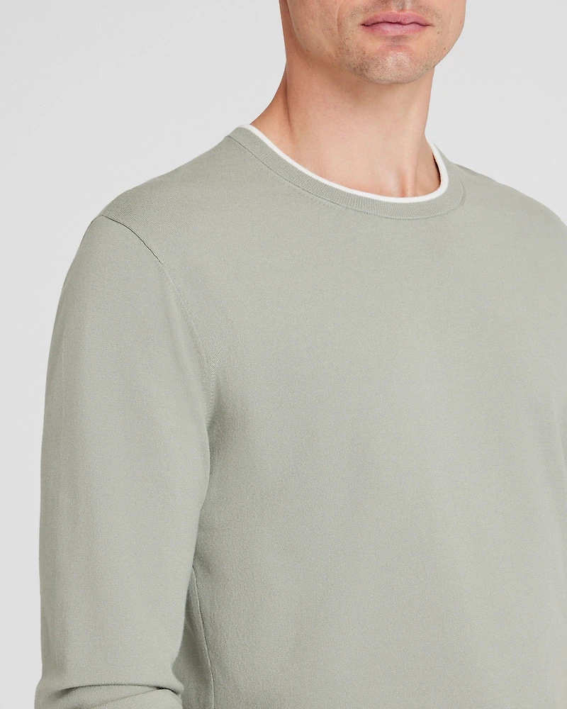 Long-Sleeve Tech Crewneck