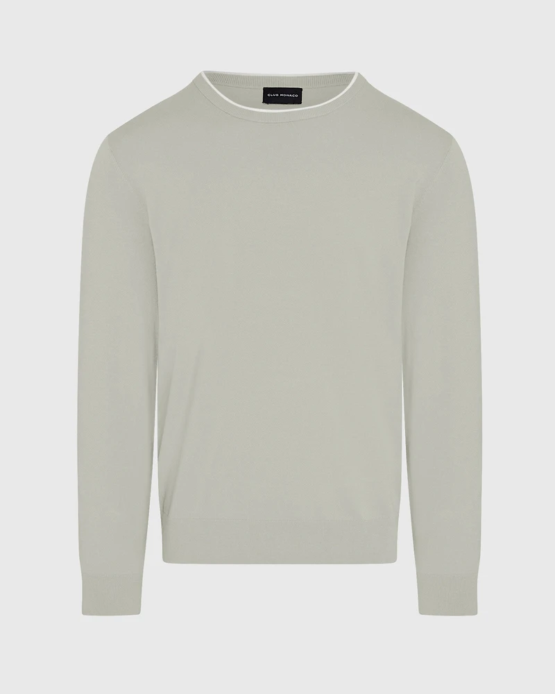 Long-Sleeve Tech Crewneck