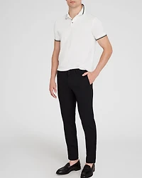 Tipped Collar Cotton Polo