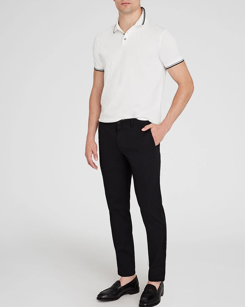 Tipped Collar Cotton Polo