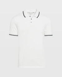 Tipped Collar Cotton Polo