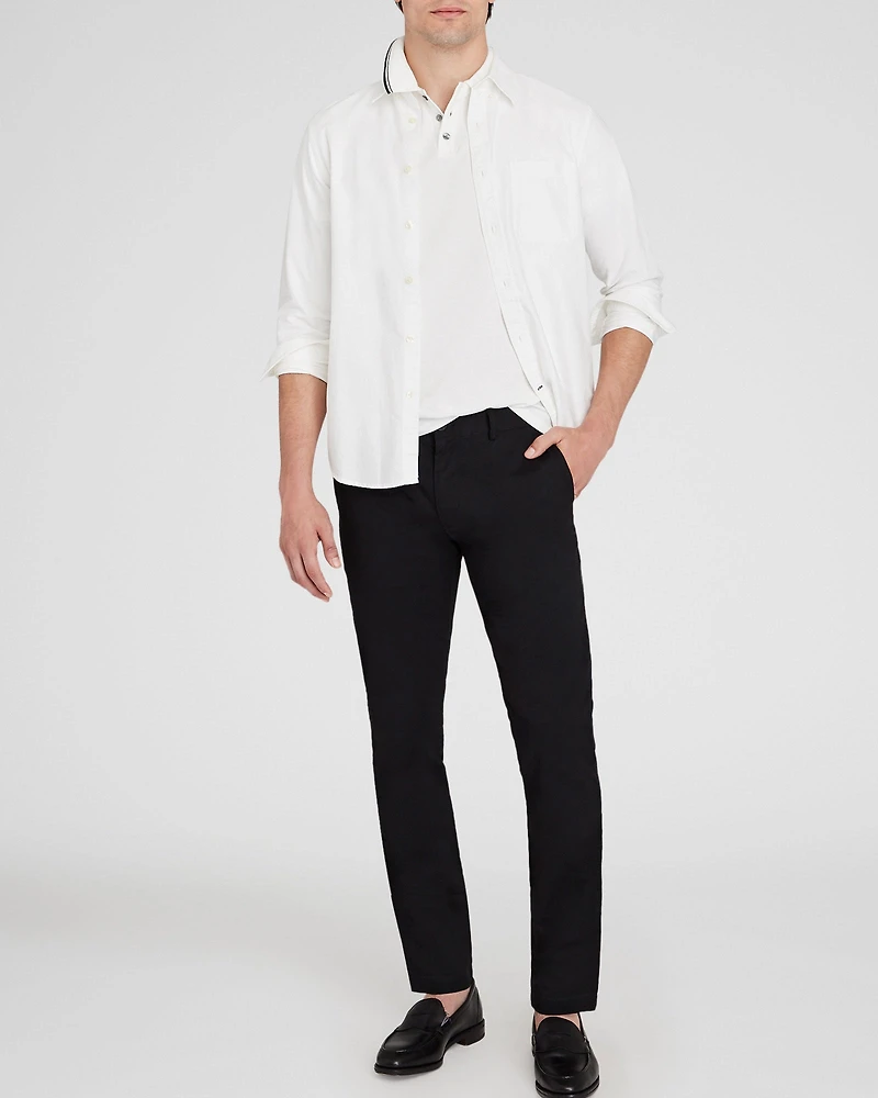 Tipped Collar Cotton Polo