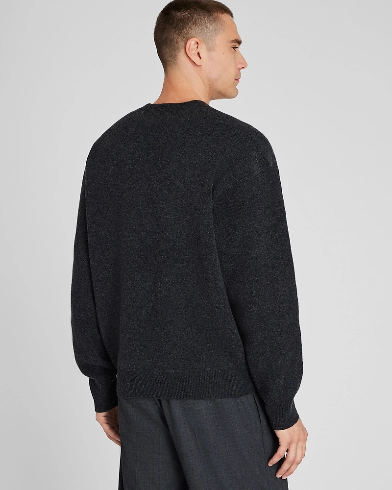 Jacquard Crest Sweater