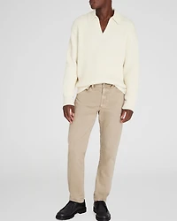 Rib-Stitch Johnny Sweater