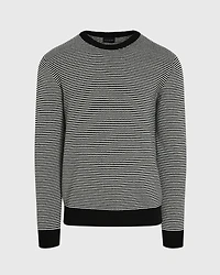 Wool-Blend Striped Crewneck Sweater