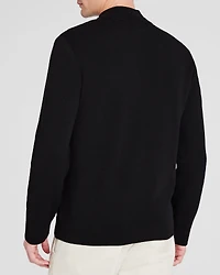 Double-Faced Merino Wool Full-Zip Sweater