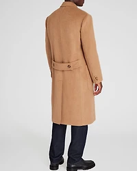 Camel Hair Double-Breasted Topcoat