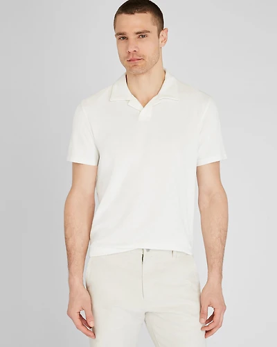 Loop Terry Johnny Collar Polo