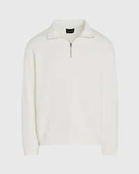 Rib Knit Quarter-Zip