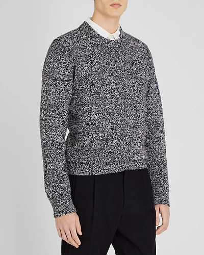Marl Wool Blend Crewneck