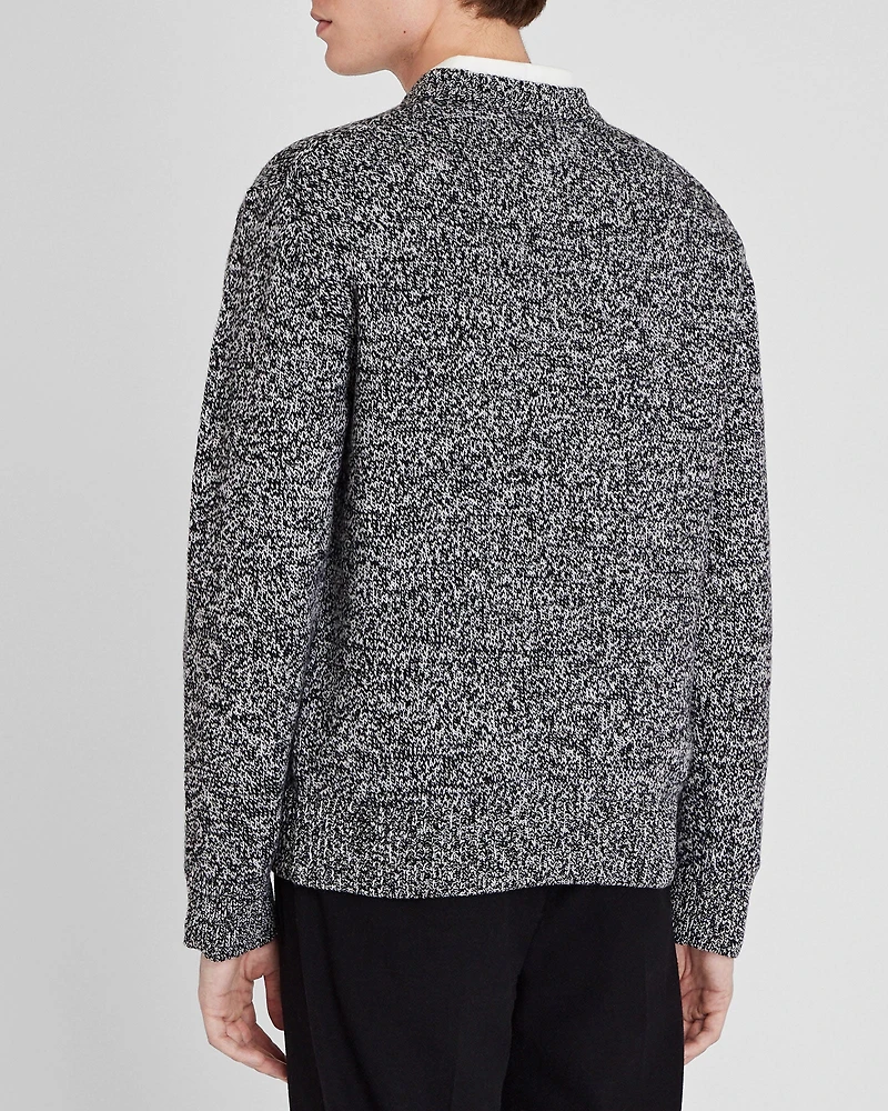 Marl Wool Blend Crewneck