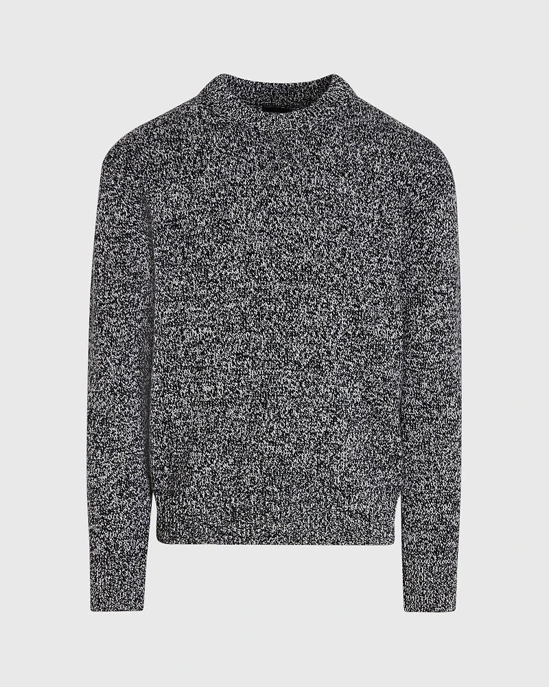 Marl Wool Blend Crewneck