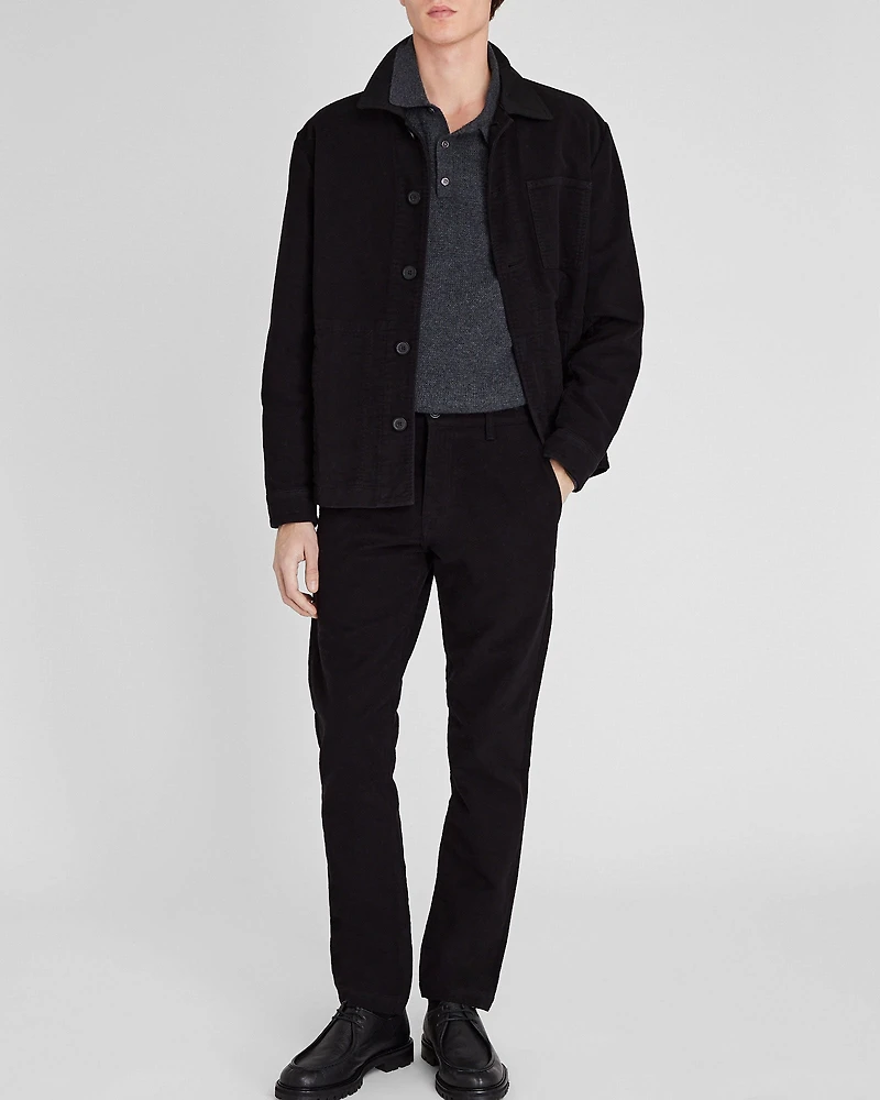 Straight Fit Moleskin Pant