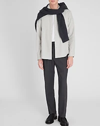 Long-Sleeve Donegal Cotton Blend Shirt