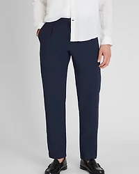 Elastic Seersucker Trouser
