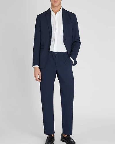 Elastic Seersucker Trouser