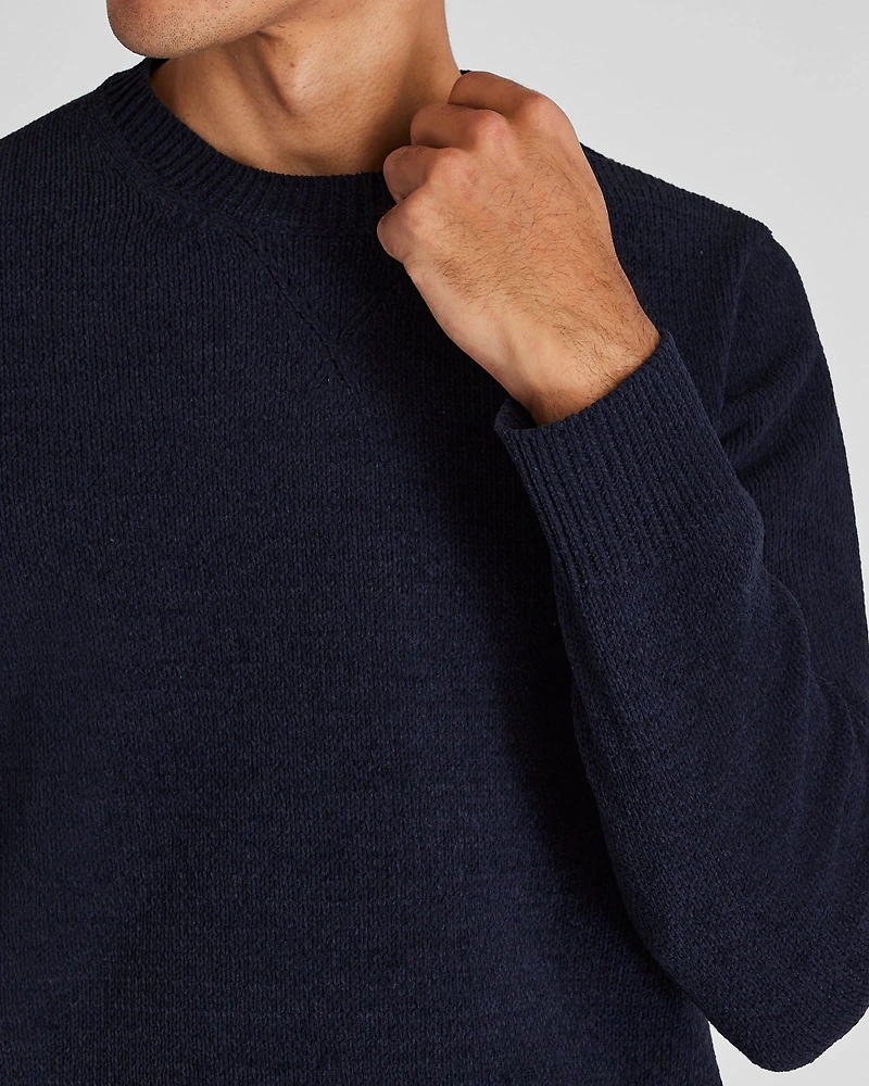 Statement Chenille Crewneck Sweater