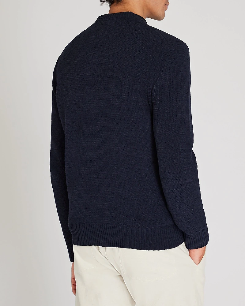Statement Chenille Crewneck Sweater