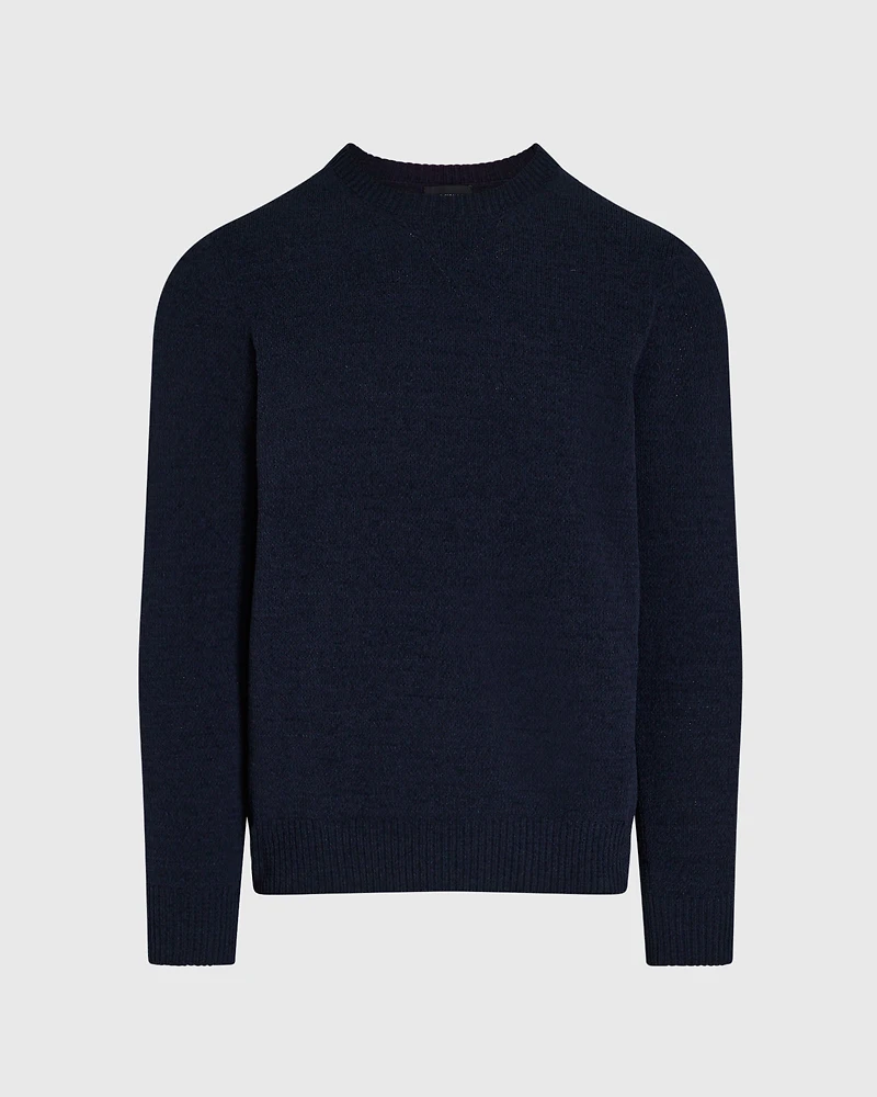 Statement Chenille Crewneck Sweater