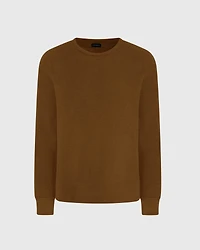Long-Sleeve Ribbed Slub Tee
