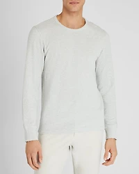 Long-Sleeve Ribbed Slub Tee