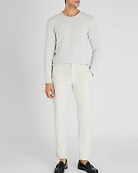Long-Sleeve Ribbed Slub Tee