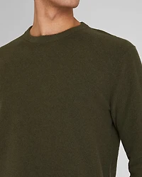 Long-Sleeve Micro Bouclé Sweater