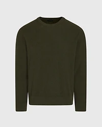 Long-Sleeve Micro Bouclé Sweater