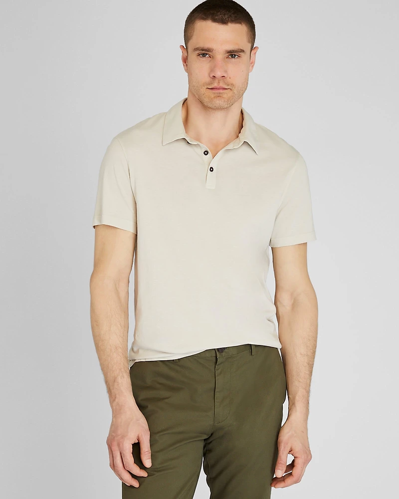 Lightweight Washed Polo
