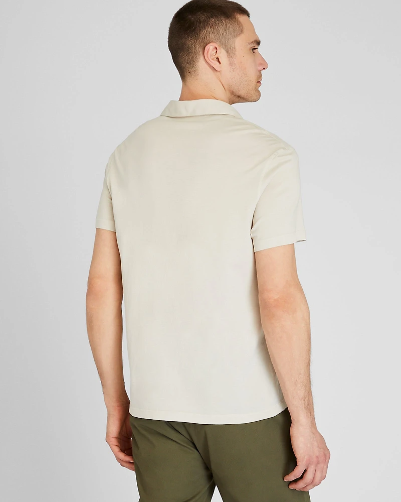 Lightweight Washed Polo