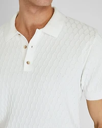 Short-Sleeve Diamond Polo