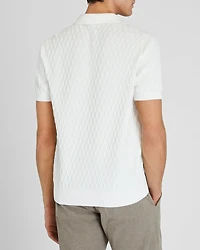 Short-Sleeve Diamond Polo