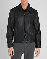 Leather Zip Jacket