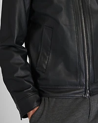 Leather Zip Jacket