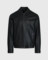 Leather Zip Jacket