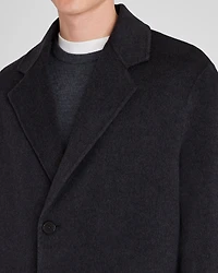 Capsule Relaxed Single-Breasted Wool Coat