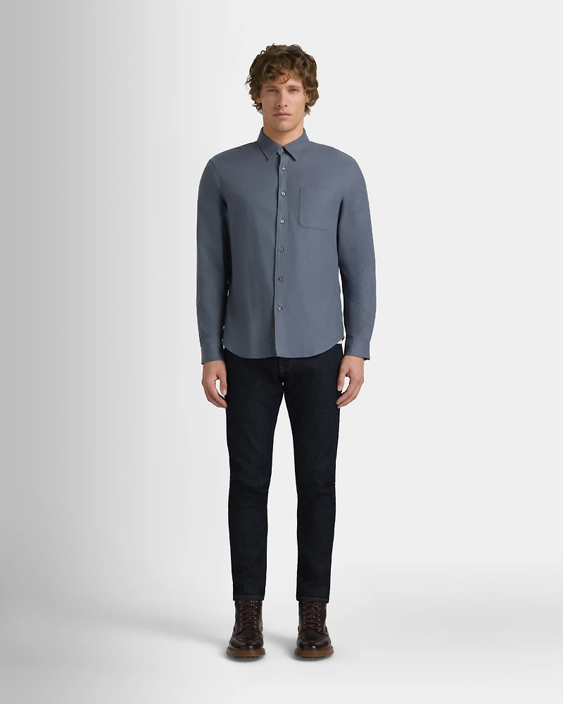 Slim Lightweight Solid Flannel