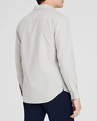 Long-Sleeve Striped Oxford Shirt