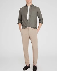Long-Sleeve Solid Oxford Shirt