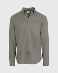 Long-Sleeve Solid Oxford Shirt