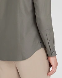Long-Sleeve Solid Oxford Shirt
